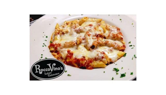 Baked Mostaccioli.